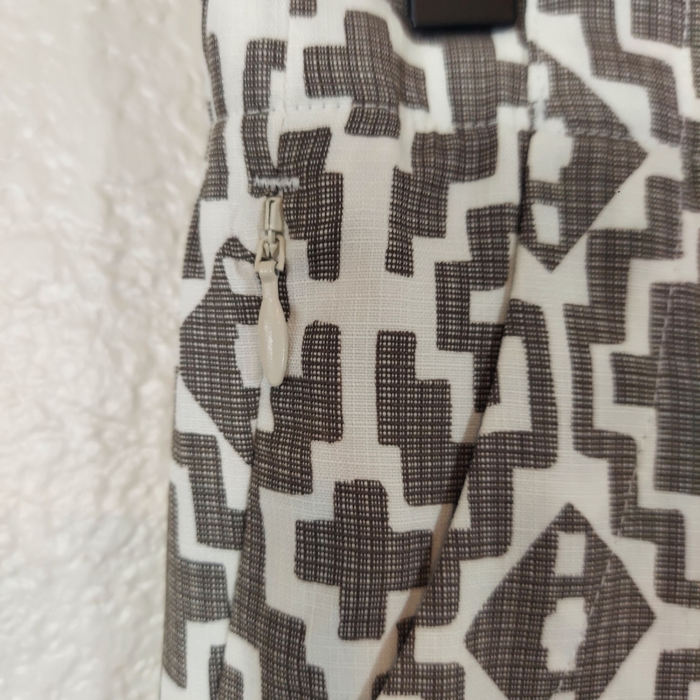 Royal Robbins Bergen Summer Skirt Ivory and Grey Print Hondo   XS - Picture 6 of 14